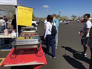 neighbors gather for arts and music talent night