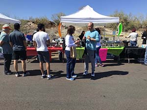 neighbors gather for arts and music talent night