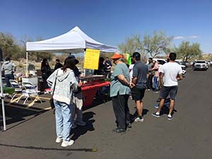 neighbors gather for arts and music talent night