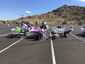 neighbors gather for arts and music talent night