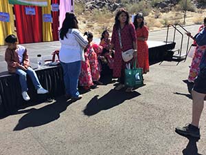 neighbors gather for arts and music talent night