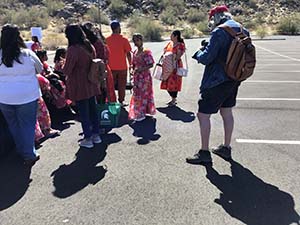 neighbors gather for arts and music talent night