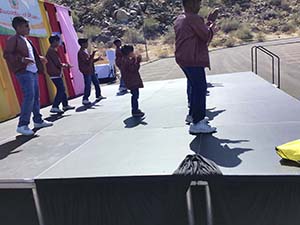 neighbors gather for arts and music talent night