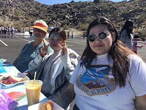 neighbors gather for arts and music talent night