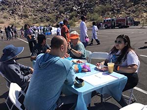 neighbors gather for arts and music talent night