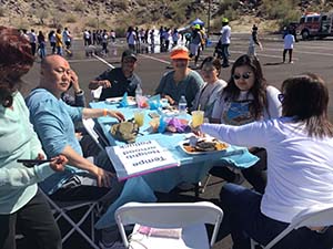 neighbors gather for arts and music talent night