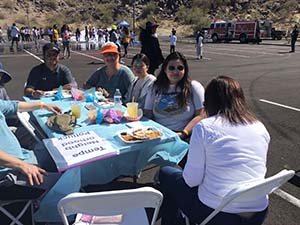 neighbors gather for arts and music talent night