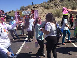 neighbors gather for arts and music talent night