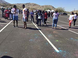 neighbors gather for arts and music talent night