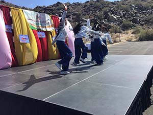 neighbors gather for arts and music talent night