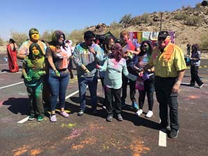 neighbors gather for arts and music talent night
