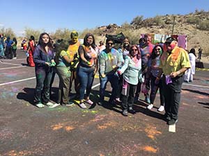 neighbors gather for arts and music talent night