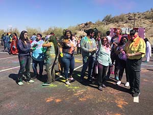 neighbors gather for arts and music talent night