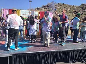 neighbors gather for arts and music talent night