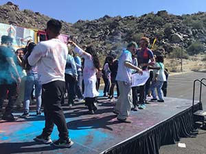 neighbors gather for arts and music talent night