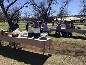 Members of the Epicurean Toastmasters Club at the Farm at South Mountain