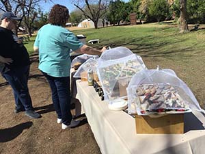 Members of the Epicurean Toastmasters Club at the Farm at South Mountain