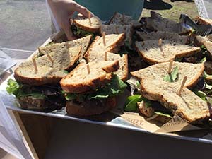 Members of the Epicurean Toastmasters Club at the Farm at South Mountain